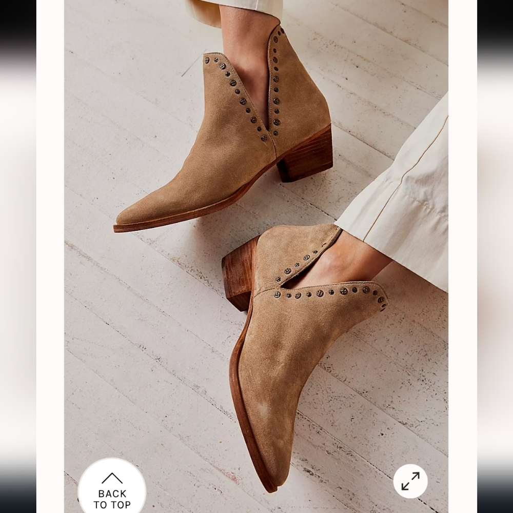 Free People Charm Double V Ankle Boot